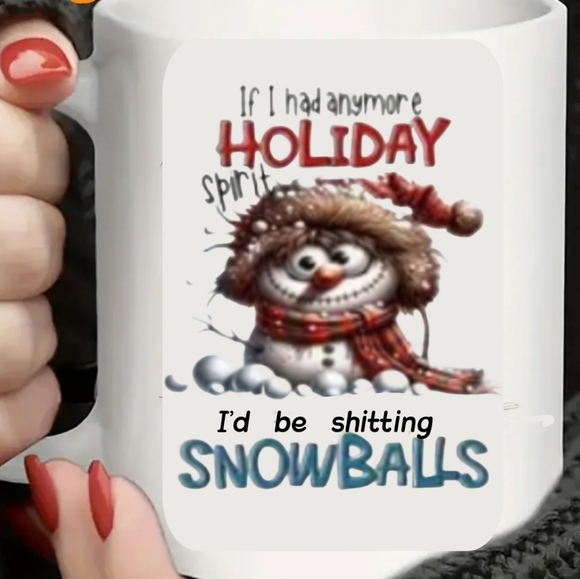 NEW Handmade Funny Holiday Mugs Several designs.  Crazy Frog - Picture 13 of 14